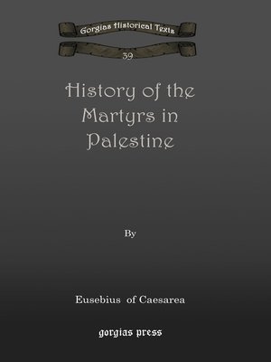 cover image of History of the Martyrs in Palestine